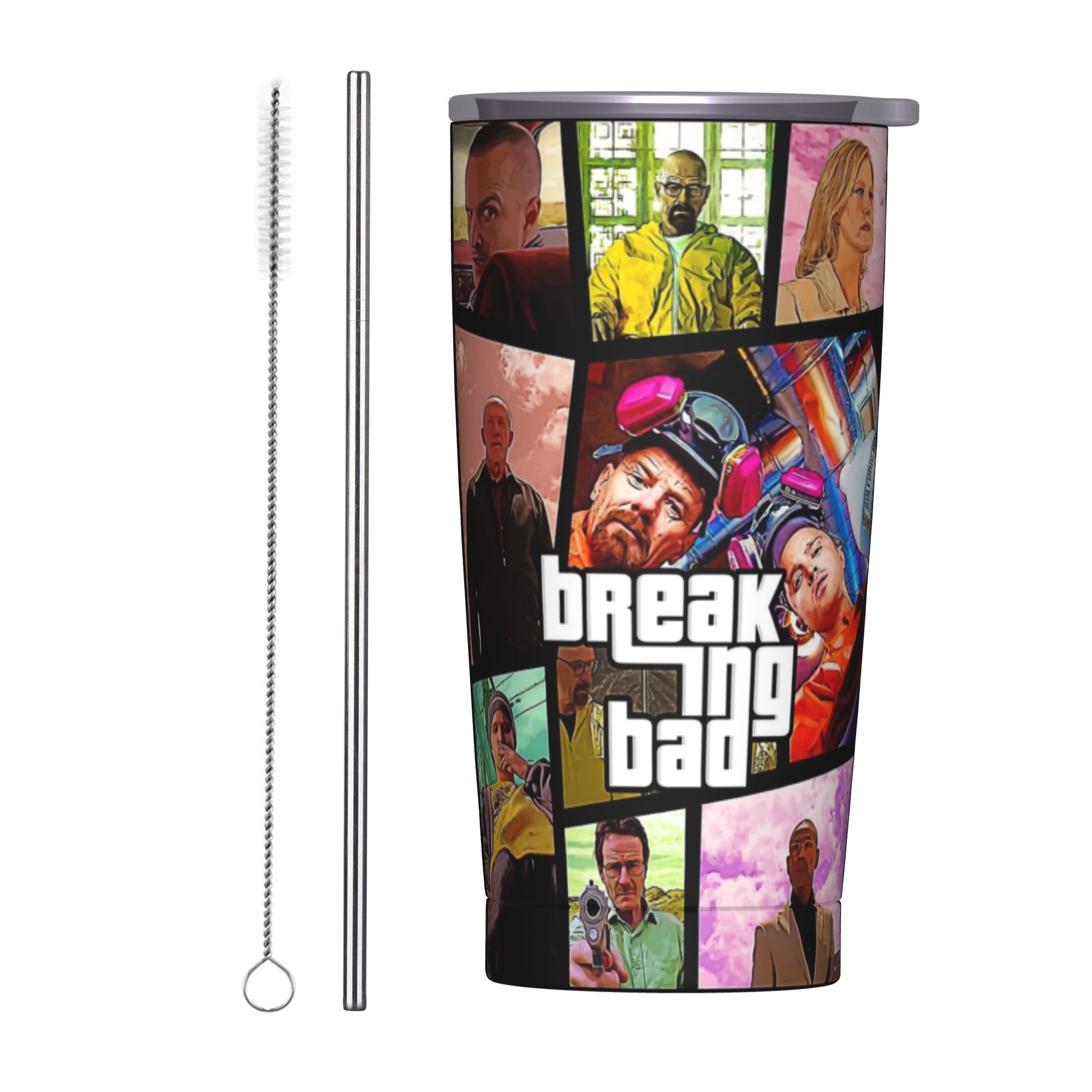 Tumbler 20Oz White - Gobelet isotherme Breaking Bad Walter White