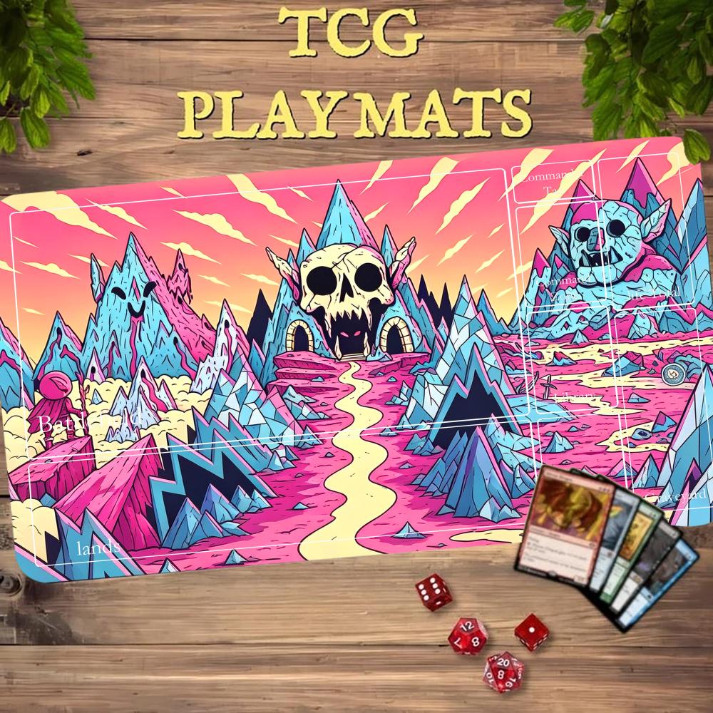 Door Mat Blank - Tapis de jeu TCG Cartoon Pink