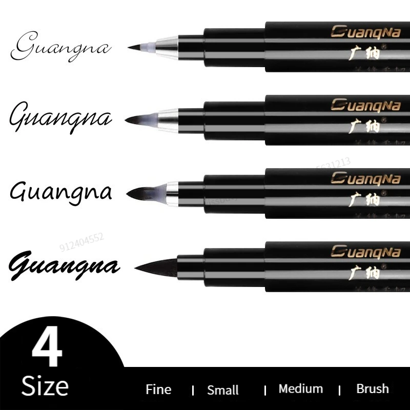 Copic Marker Sketch - 4 pièces/ensemble stylo de calligraphie lettrage