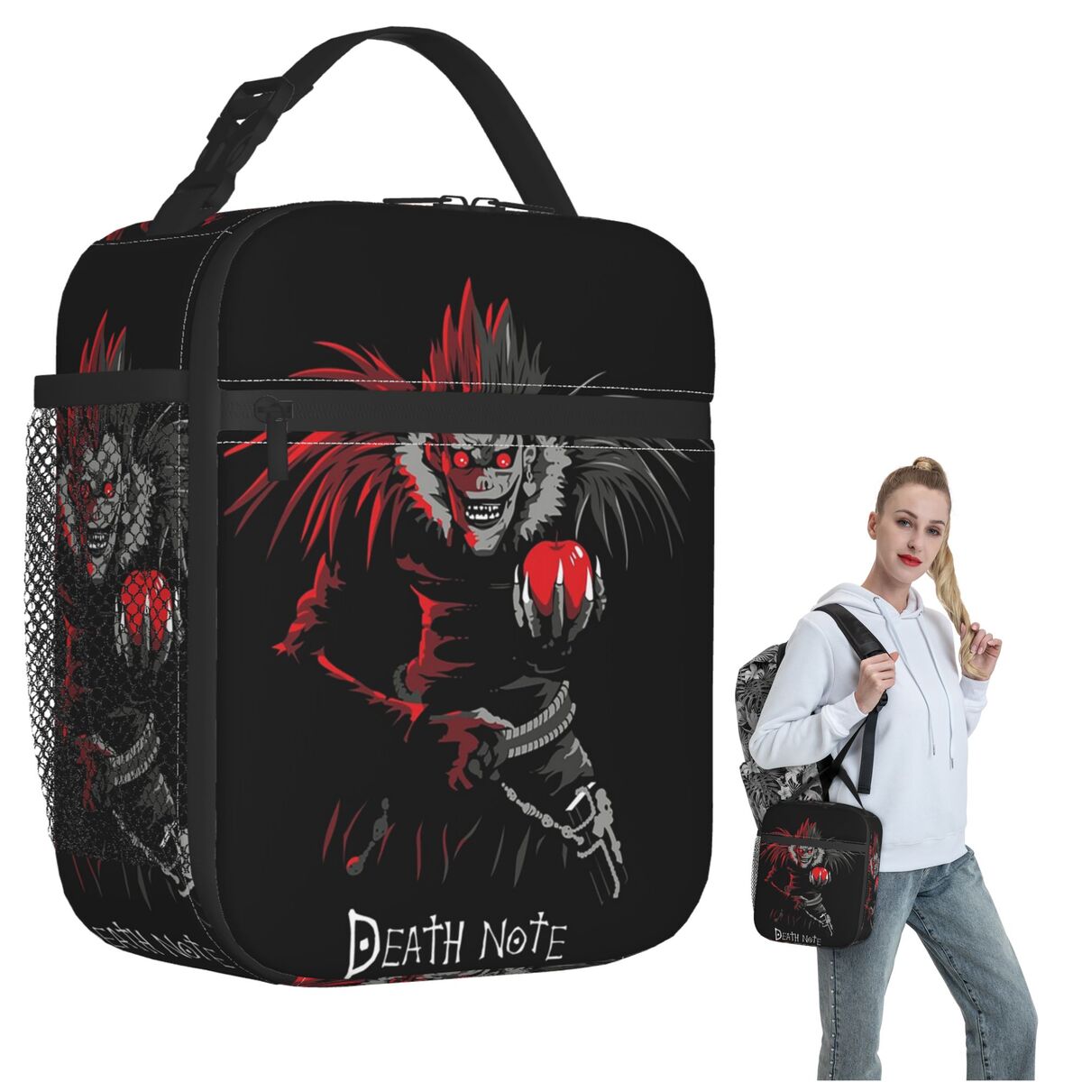 Tote Bag Sublimation - Sac à déjeuner isotherme Anime Death