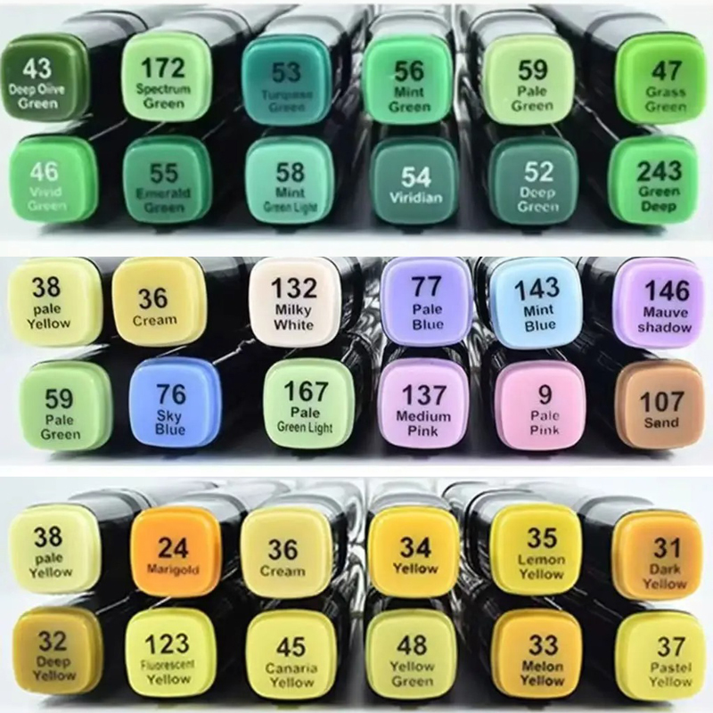 Copic Marker Sketch - Lot de 12 marqueurs à alcool