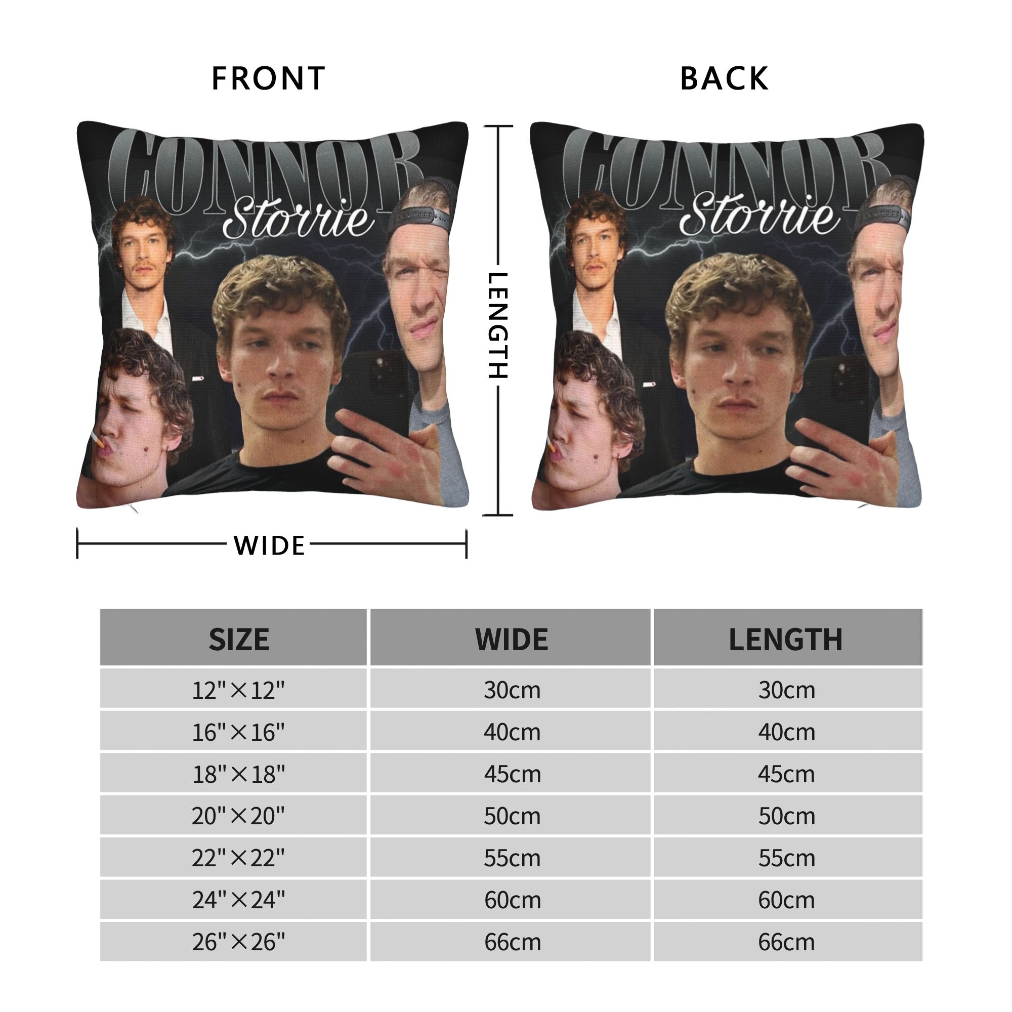 Connor Storrie rénov chauffé I - Pillow Cover Sublimation avis et prix