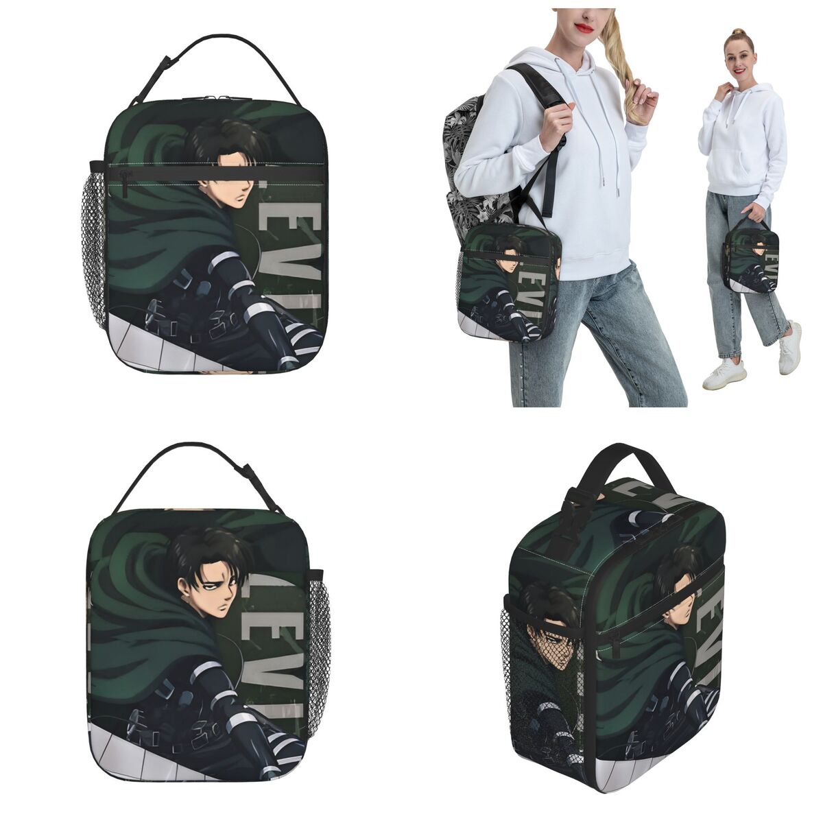 Levi Ackerman AOT Manga sacs à - Tote Bag Sublimation avis et prix