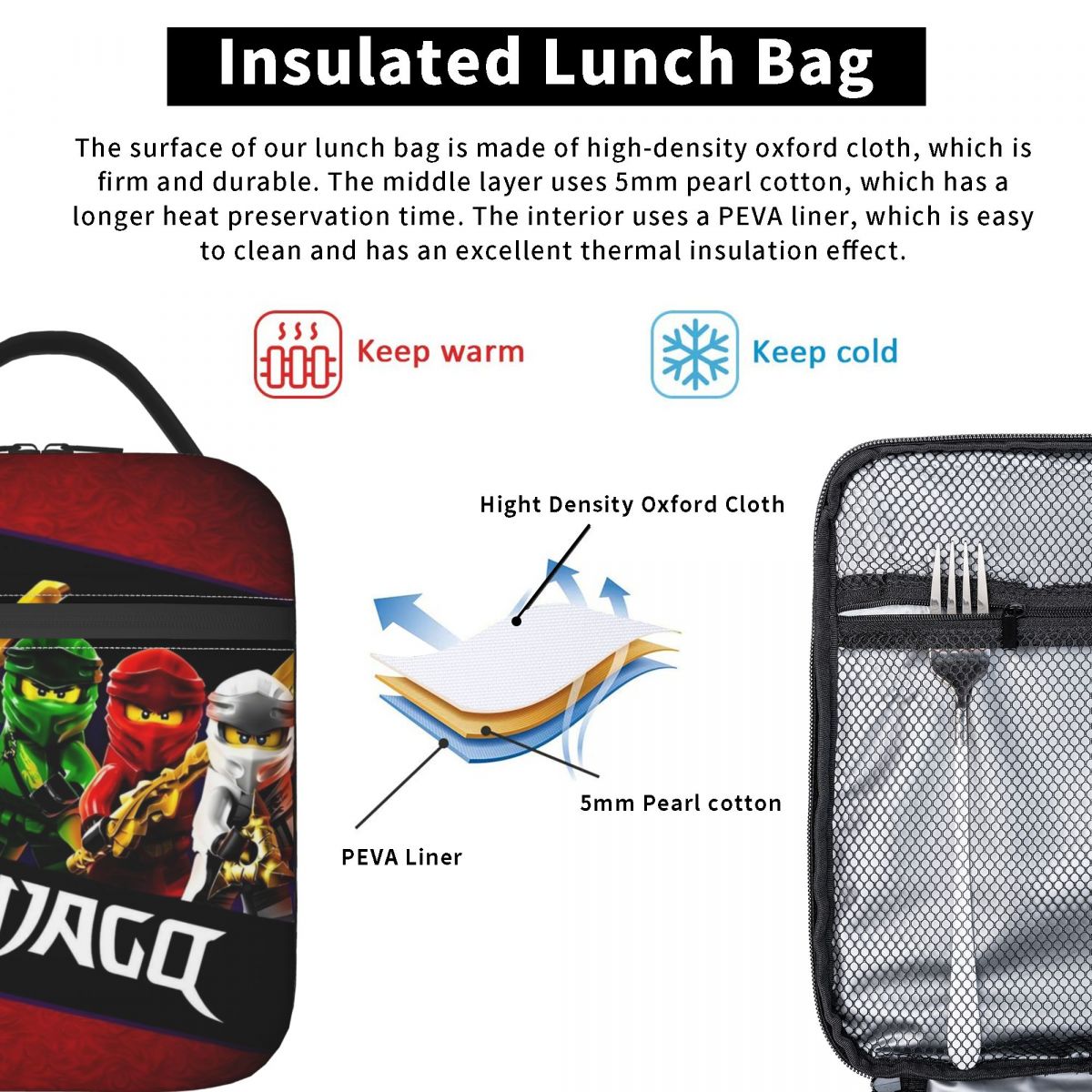 Sac à déjeuner isotherme perso - Tote Bag Sublimation avis et prix