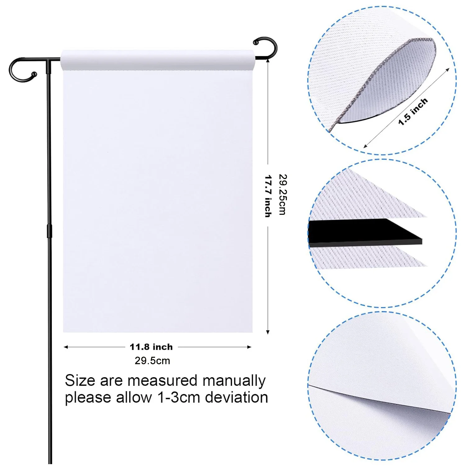 Drapeaux de jardin vierges dou - Yard Sign Blank avis et prix