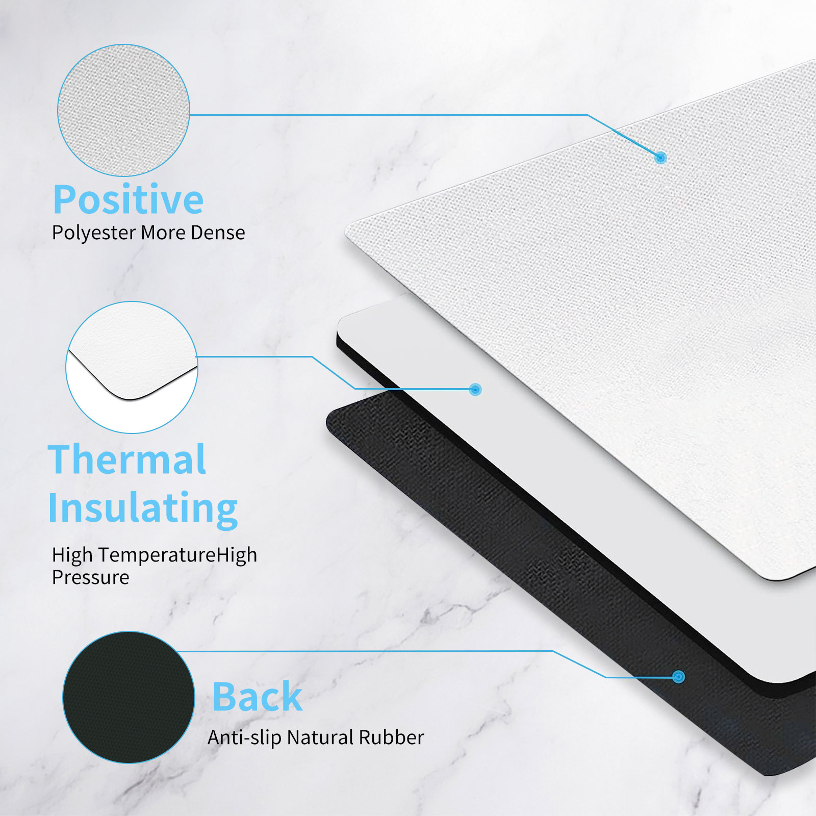 Tapis de souris vierge par Sub - Mouse Pad Blank Sublimation avis et prix