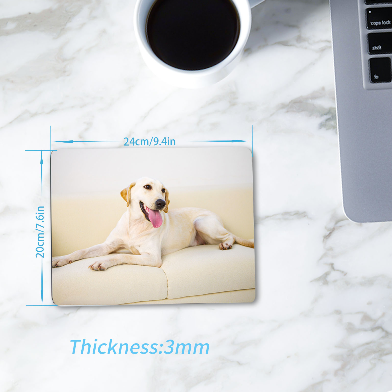 Tapis de souris vierge par Sub - Mouse Pad Blank Sublimation avis et prix