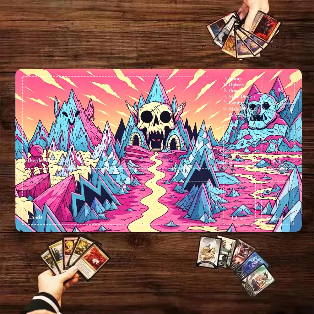Tapis de jeu TCG Cartoon Pink  - Door Mat Blank avis et prix