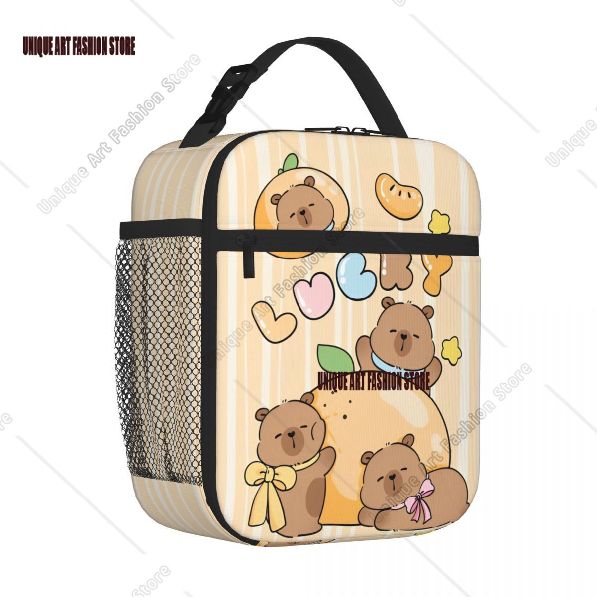 Mignon Capybara chanceux isolé - Tote Bag Sublimation avis et prix