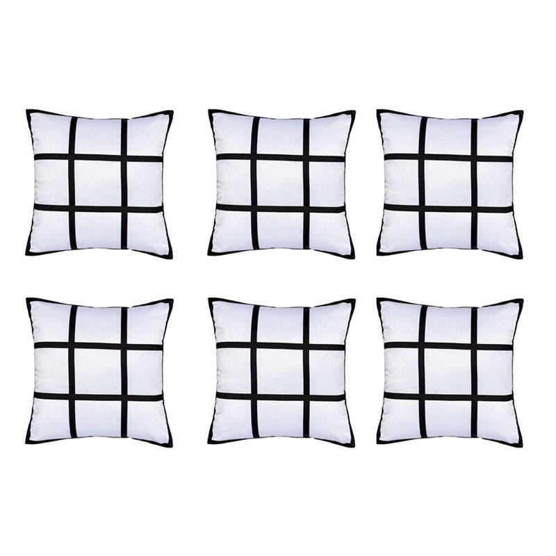 ABKJ-6 pièces Housse de coussi - Pillow Cover Sublimation avis et prix