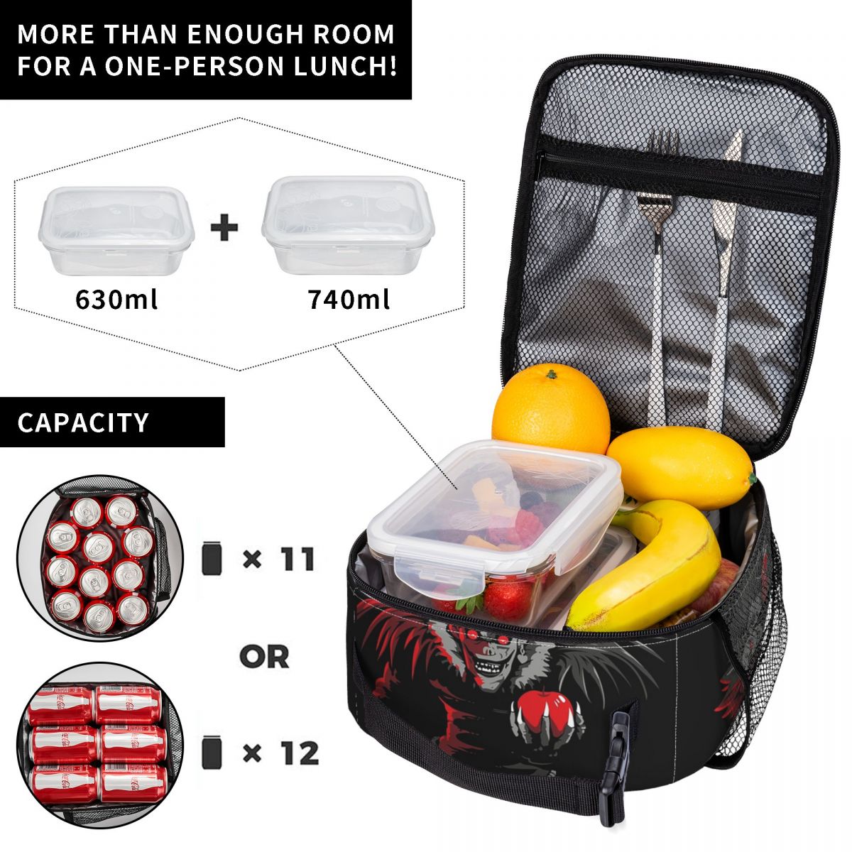 Sac à déjeuner isotherme Anime - Tote Bag Sublimation avis et prix